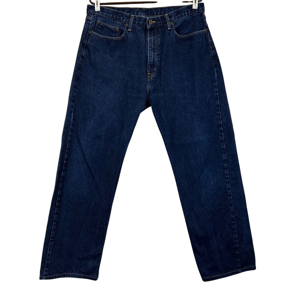 Polo Ralph Lauren Easy Fit Jeans Mens 35x29.5 Dark Wash Blue Denim 3825YA12056